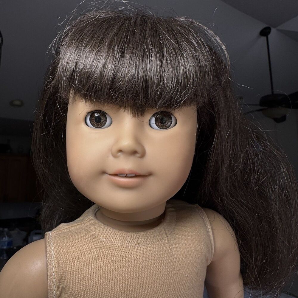 American Girl Samantha Doll Pleasant Company Early 1990s Tan Body Flat Strings